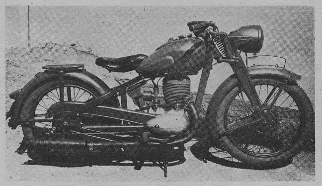 Prototypový motocykl z roku 1942 je dnes součástí sbírek Národního technického muzea